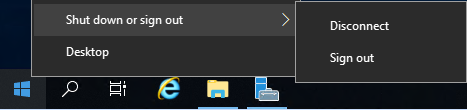 Windows Start Menu - Without Shut Down Commands Available